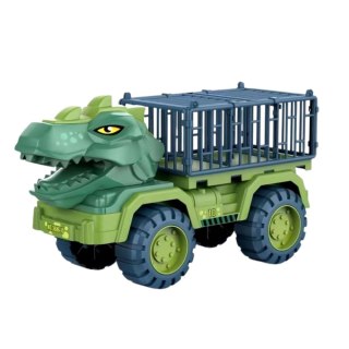 Auto Transporter Ciężarówka Dinozaury Figurki Zielony 15 szt. LEAN Toys