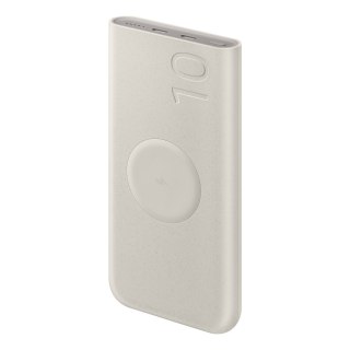 Powerbank indukcyjny Samsung 10000mAh 2x USB-C 25W SFC - beżowy SAMSUNG