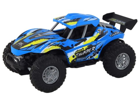 Auto 1:16 Zdalnie Sterowane Off-Road Samochód Terenowy RC Niebieski LEAN Toys