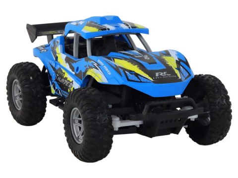 Auto 1:16 Zdalnie Sterowane Off-Road Samochód Terenowy RC Niebieski LEAN Toys