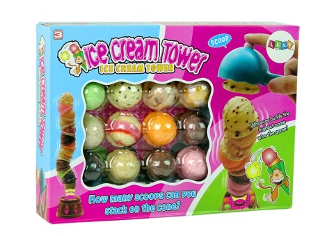 Gra Zręcznościowa Wieża Lodowa Lody Dla Całej Rodziny LEAN Toys