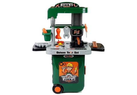 Zestaw Narzędzi w Walizce Na Kółkach Warsztat Piła Śrubokręt LEAN Toys