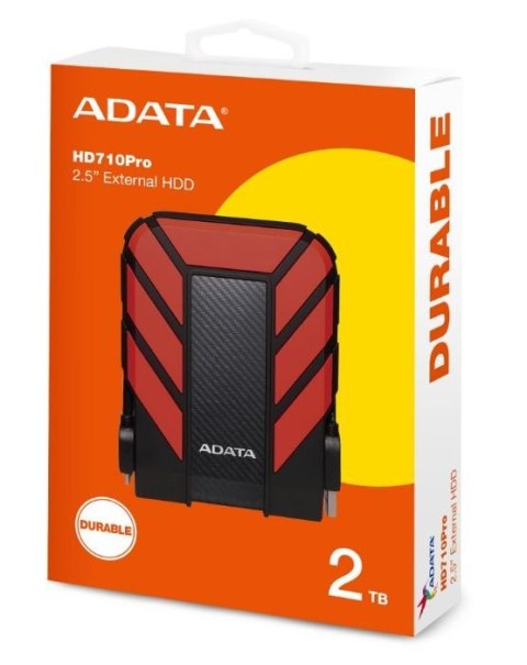 DashDrive Durable HD710 2TB 2.5'' USB3.1 Czerwony Adata