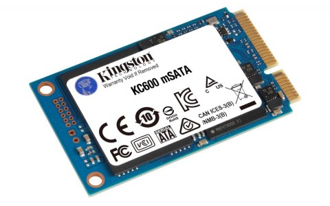 Dysk SSD SKC600 256GB mSATA 550/500 MB/s Kingston