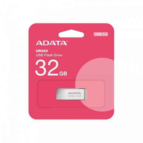 Pendrive UR350 32GB USB3.2 Gen1 Metal brązowy Adata