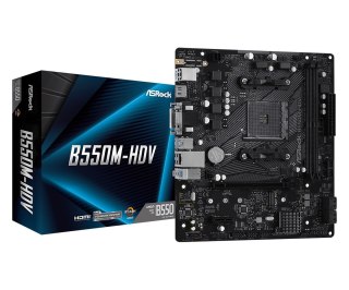 Płyta główna B550M-HDV AM4 2DDR4 HDMI/DVI/D-SUB M.2 mATX ASRock