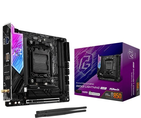 Płyta główna B850I LIGHTNING WIFI AM5 2DDR5 ITX ASRock