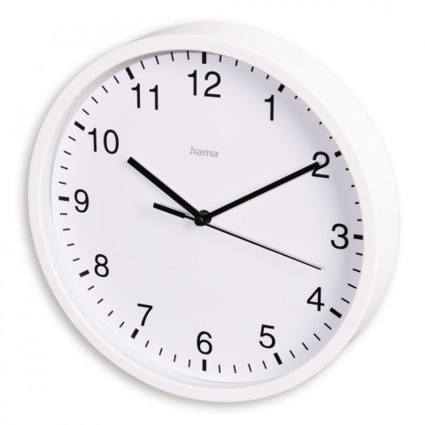 Zegar ścienny Elba 25 cm Biały Hama
