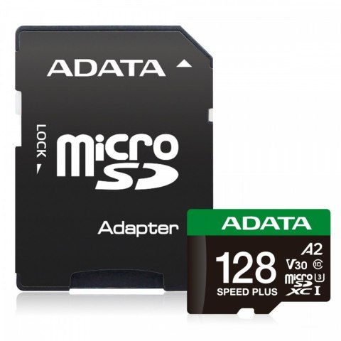 Karta microSD Speed Plus 128GB UHS1 U3 V30 A2 180/160 MB/s Adata