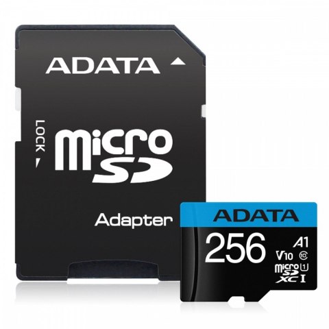 Karta pamięci microSD Premier 256GB UHS1/CL10/A1+adapter Adata
