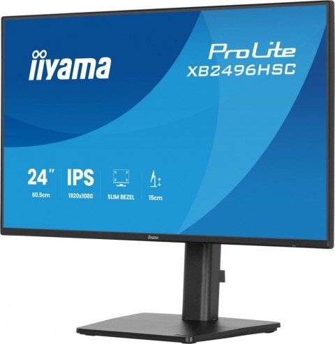 Monitor 24 cale XB2496HSC-B1 IPS, FHD, HDMI, USB-C (PD 65W), 144Hz IIYAMA