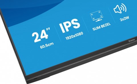 Monitor ProLite 23.8 cala X2497HSU-B1 IPS,FHD,HDMI,DP,120Hz,350CD,2xUSBv3.2, 2xUSB-C, GW 5lat IIYAMA