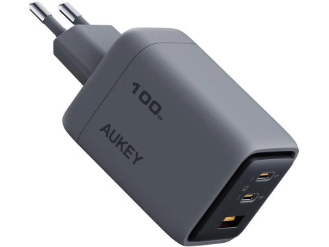 PA-C5 ładowarka sieciowa 3xUSB (2xUSB-C i 1xUSB-A) 100W 5A QC5.0 PD3.0 AFC PPS FCP SCP AUKEY