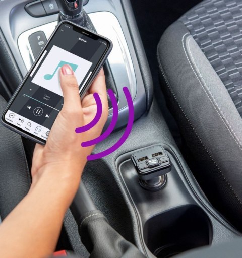 Transmter FM z bluetooth z ładowarką 18W Hama