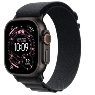 Watch Ultra 3 GPS + Cellular, koperta 49 mm z tytanu w kolorze czarnym, opaska Alpine w kolorze czarnym - rozmiar L Apple