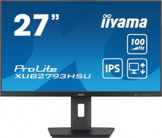 Monitor 27 cali XUB2793HSU-B7,IPS.HDMI.DP.2x2W.USBx2,300cd IIYAMA