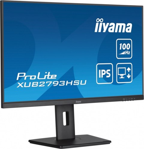 Monitor 27 cali XUB2793HSU-B7,IPS.HDMI.DP.2x2W.USBx2,300cd IIYAMA