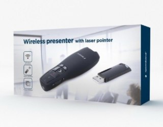 Bezprzewodowy prezenter laserowy 2 Gembird