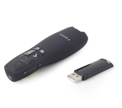 Bezprzewodowy prezenter laserowy 2 Gembird