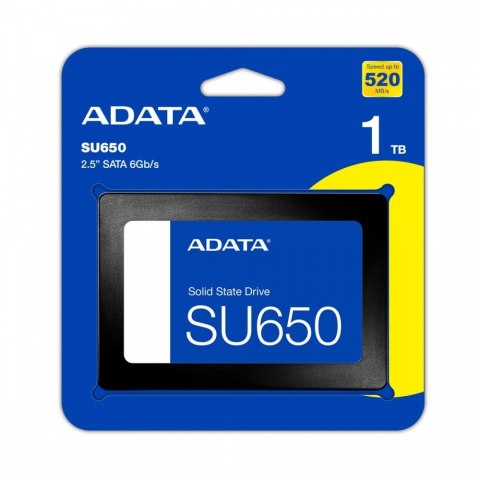 Dysk SSD Ultimate SU650 1TB 2.5 cala S3 3D TLC Retail Adata