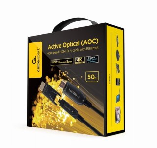 Kabel AOC High Speed HDMI with ethernet 50 m z adapterem D/A Gembird