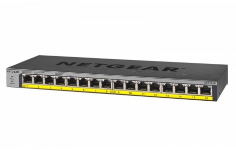 Przełącznik GS116LP Switch niezarządzalny 16xGE PoE+ Netgear