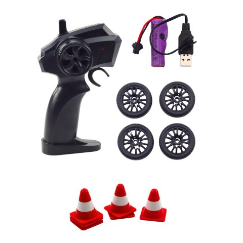 Auto Sportowe Do Driftu Wymienne Koła Zdalnie Sterowany RC 4WD Czerwony LEAN Toys