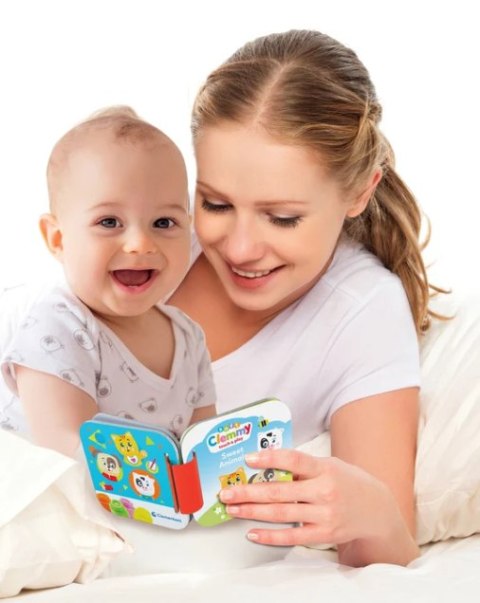 Clemmy Słodkie Zwierzaki Kotek Piesek Krówka Klocki Książeczka Clementoni 17849 Clementoni