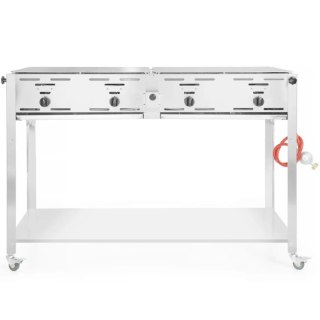 Grill gazowy "Master Quattro" 4 palniki 22kW mobilny - Hendi 154908 Hendi