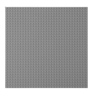 Płyta Plansza Konstrukcyjna Do Klocków Budowania Szara 40x40cm LEAN TOYS