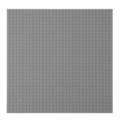 Płyta Plansza Konstrukcyjna Do Klocków Budowania Szara 40x40cm LEAN TOYS