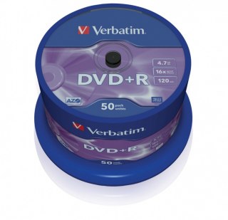 DVD+R 16x 4.7GB 50P CB 43550 Verbatim