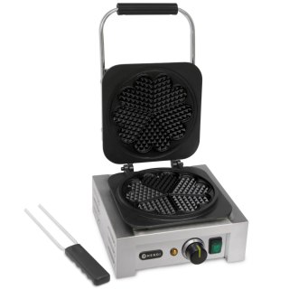 Gofrownica profesjonalna rozeta 5 gofrów serca śr. 215mm 2200W Hendi