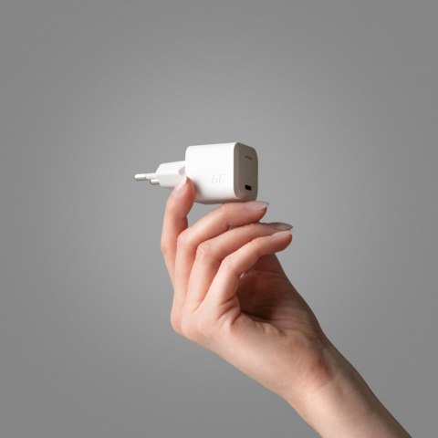 Ładowarka GC PowerGaN 33W PD 3.0 QC 3.0 USB-C biała Green Cell