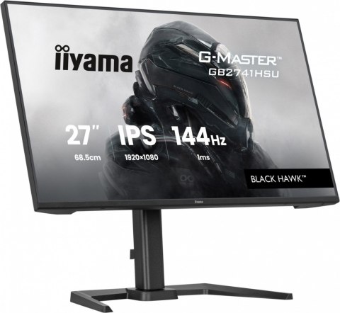 Monitor 27 cali GB2741HSU-B1 IPS,FHD,144Hz,1ms,2xUSB,350cd,HDMI,DP, HAS (150) PIVOT IIYAMA