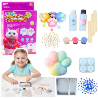 Zestaw Kreatywny DIY Do Tworzenia Gniotków Gniotek Kocia Łapka LEAN Toys