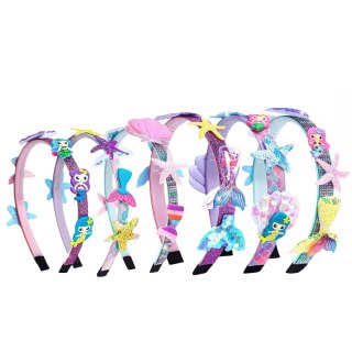 Zestaw Kreatywny DIY Do Tworzenia Opasek Do Włosów Muszelki Syrenka LEAN Toys