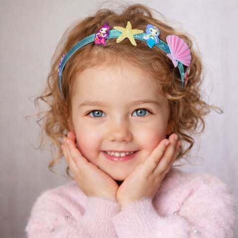 Zestaw Kreatywny DIY Do Tworzenia Opasek Do Włosów Muszelki Syrenka LEAN Toys