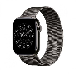 Bransoleta mediolańska w kolorze łupku do koperty 46 mm - rozmiar S/M Apple