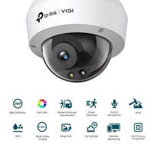 Kamera sieciowa VIGI C230(4mm) 3MP Full-Color Dome TP-LINK