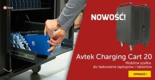 Mobilna szafka do ładowania laptopów - Charging Cart 20 Avtek
