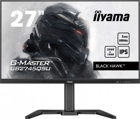 Monitor 27 cali GB2745QSU-B2,IPS,QHD,100Hz,1ms,2xUSB,300cd IIYAMA