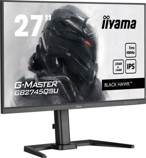 Monitor 27 cali GB2745QSU-B2,IPS,QHD,100Hz,1ms,2xUSB,300cd IIYAMA