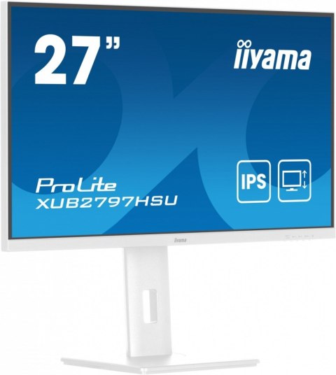 Monitor 27 cali XUB2797HSU-W2 IPS,FHD,HAS,300cd,(5y) IIYAMA