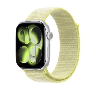 Opaska sportowa w kolorze neonowym żółtym do koperty 46 mm Apple