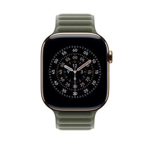 Pasek magnetyczny w kolorze brązowej szałwii do koperty 46 mm - rozmiar M/L Apple