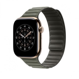 Pasek magnetyczny w kolorze brązowej szałwii do koperty 46 mm - rozmiar S/M Apple