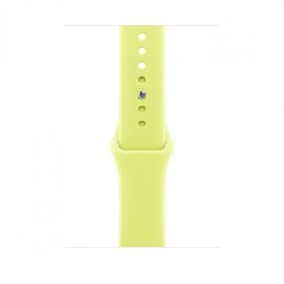 Pasek sportowy w kolorze neonowym żółtym do koperty 46 mm - rozmiar M/L Apple