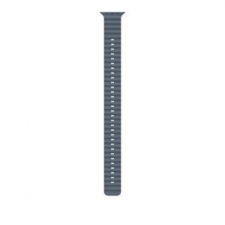 Przedłużka do paska Ocean w kolorze marynarskiego granatu do koperty 49 mm - elementy z tytanu w kolorze naturalnym Apple