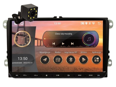 Radio samochodowe CP02 2DIN 9 cali ekran dotykowy Android/WiFi/GPS/CARPLAY BLOW